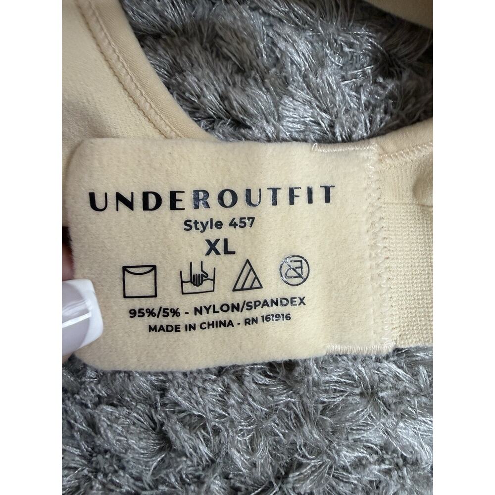 Underoutfit Style 457 Comfort Shaping Bra Size XL Beige With Bra Extender NWT - Picture 6 of 9